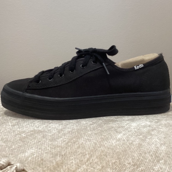 SALE!!!🏷️ Keds Triple Kick Platform Sneaker Black - 7.5M - Picture 10 of 14